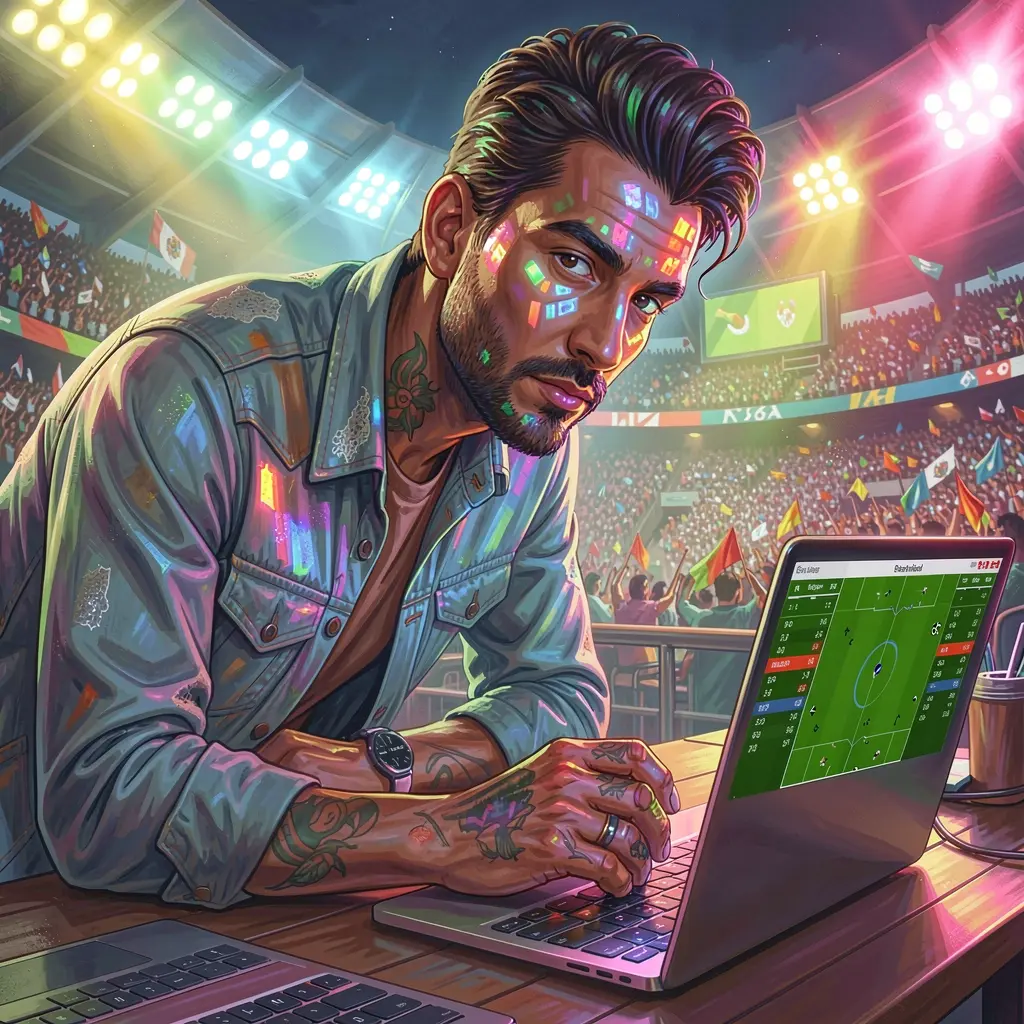 Crupier de casino seguro de sí mismo con esmoquin de pie junto a una mesa de ruleta con fichas de colores volando alrededor que representan la experiencia prémium de casino en vivo en MXPLAY77 para jugadores mexicanos MXPLAY77 – Realiza apuestas inteligentes en fútbol en vivo con cuotas en tiempo real en México